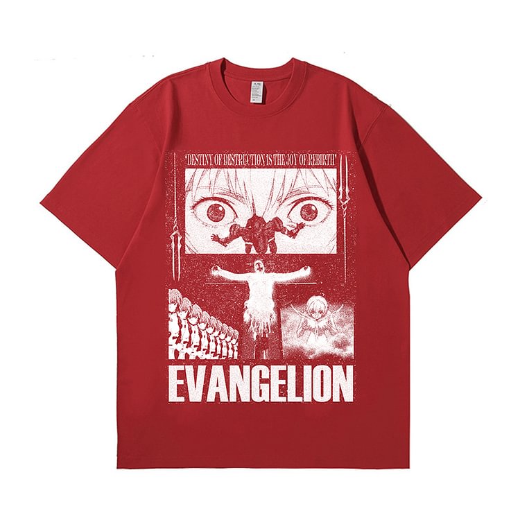 T-shirt esthétique pur coton Evangelion Ayanami Rei