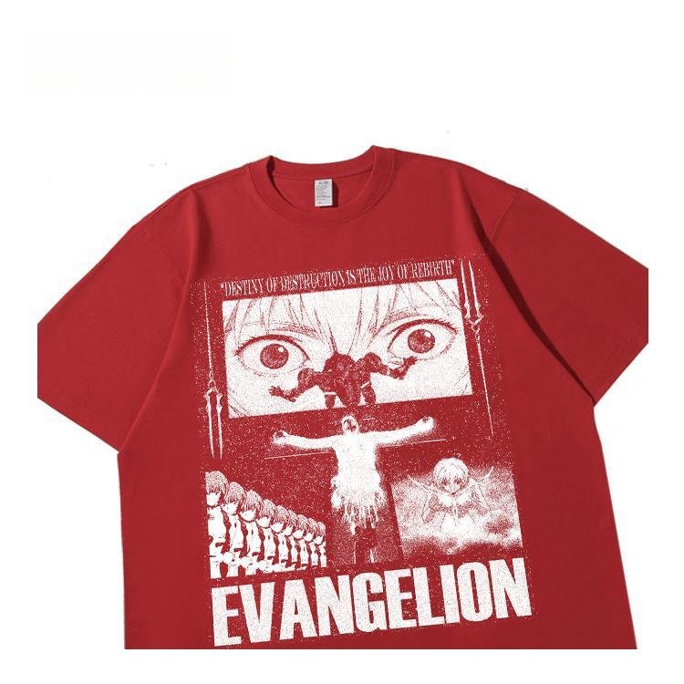 T-shirt esthétique pur coton Evangelion Ayanami Rei