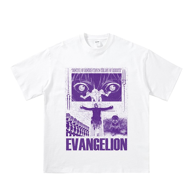 Pure Cotton Eva Ayanami Rei Aesthetic T-shirt