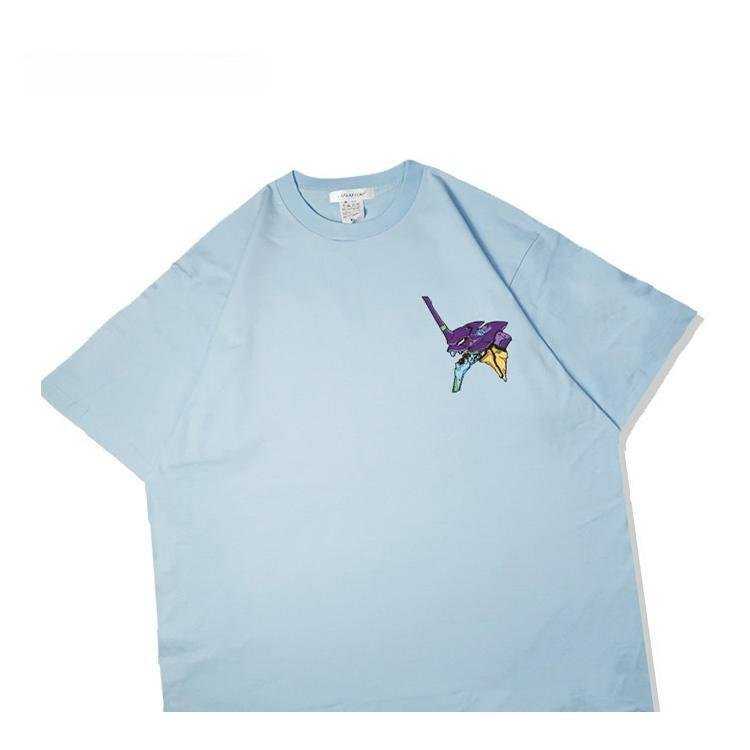 T-shirt brodé Evangelion pur coton