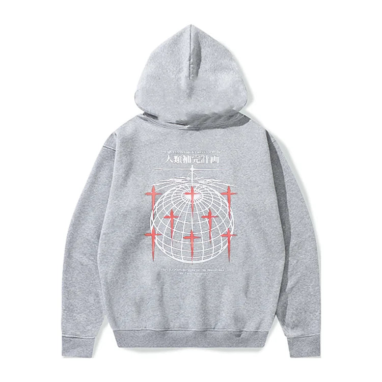 Pure Cotton Eva Human Instrumentality Project Anime Hoodie