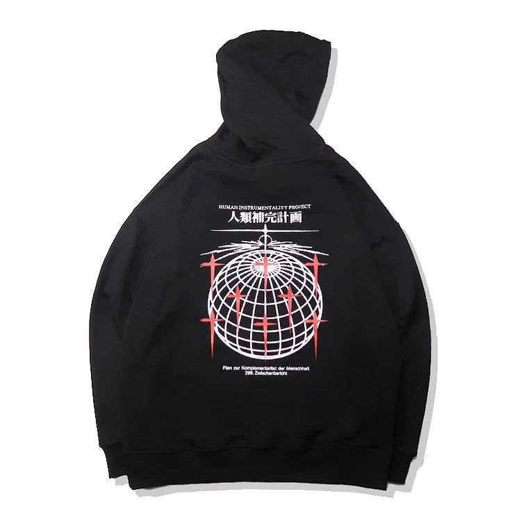 Pure Cotton Eva Human Instrumentality Project Anime Hoodie