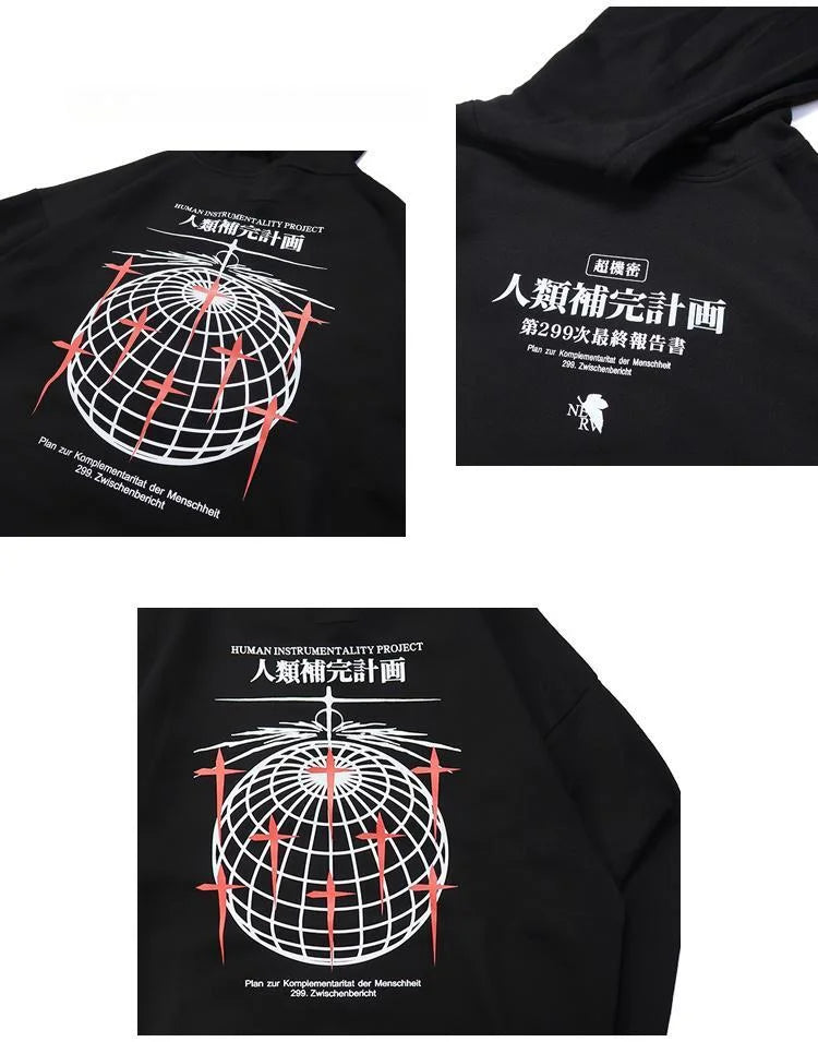 Pure Cotton Eva Human Instrumentality Project Anime Hoodie