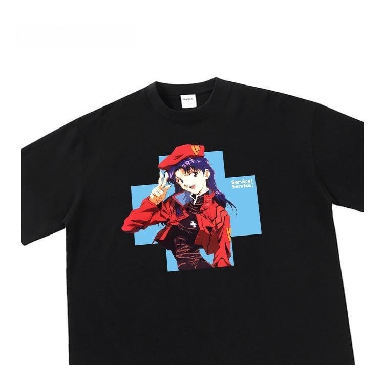 T-shirt mignon pur coton Evangelion Katsuragi Misato