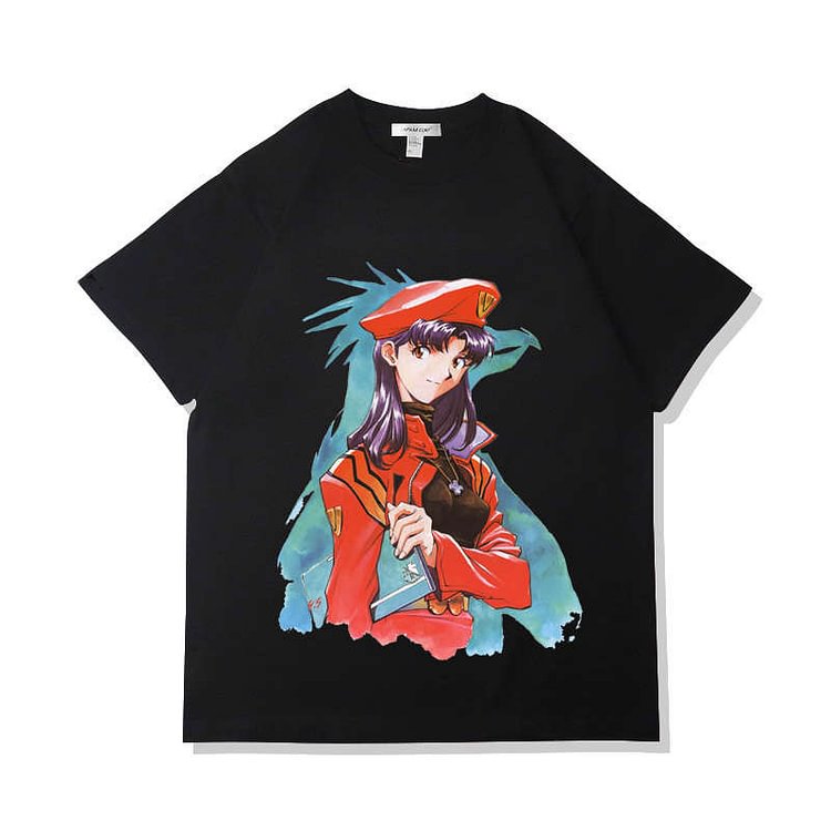 Pure Cotton Eva Katsuragi Misato T-shirt