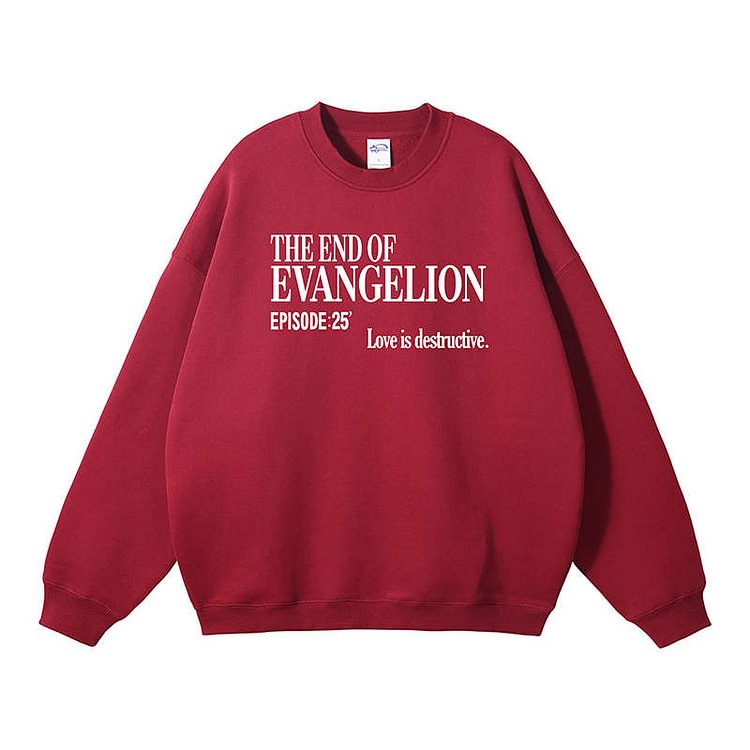 Pull Evangelion en pur coton La fin de l'Evangelion