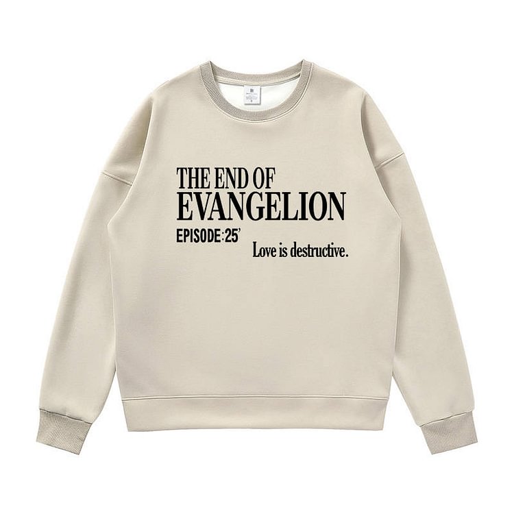 Pull Evangelion en pur coton La fin de l'Evangelion