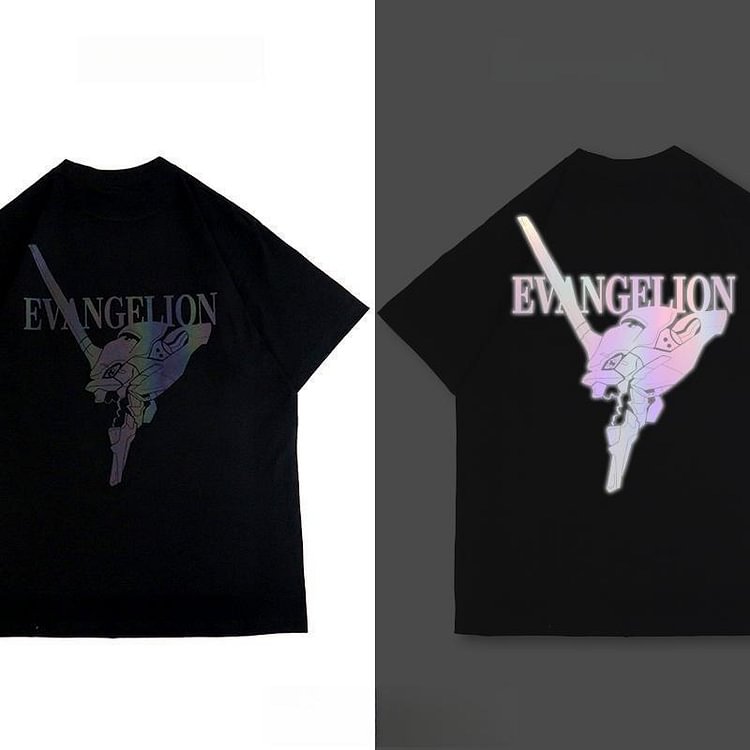 T-shirt réfléchissant Evangelion pur coton