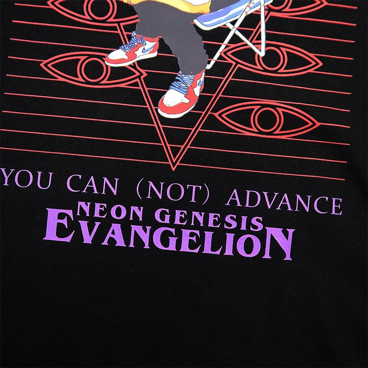 T-shirt à manches longues Evangelion Shinji en pur coton