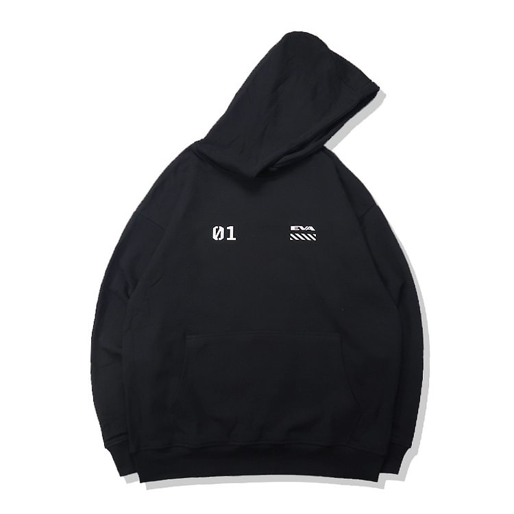 Pure Cotton Eva “High Battery”Anime Hoodie