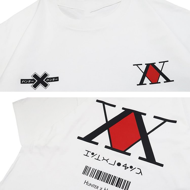 T-shirt en pur coton avec logo Hunter X Hunter