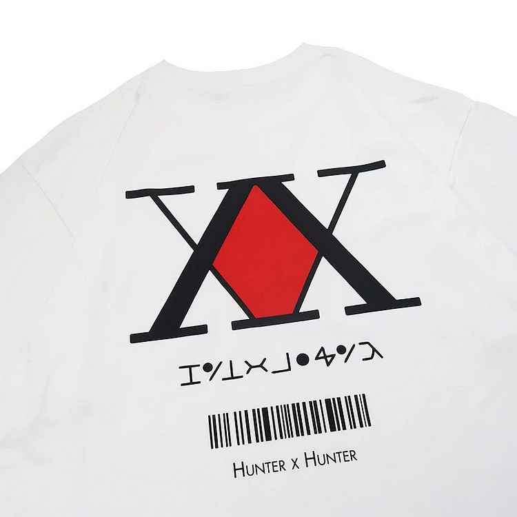 T-shirt en pur coton avec logo Hunter X Hunter