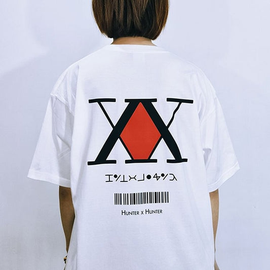 T-shirt en pur coton avec logo Hunter X Hunter