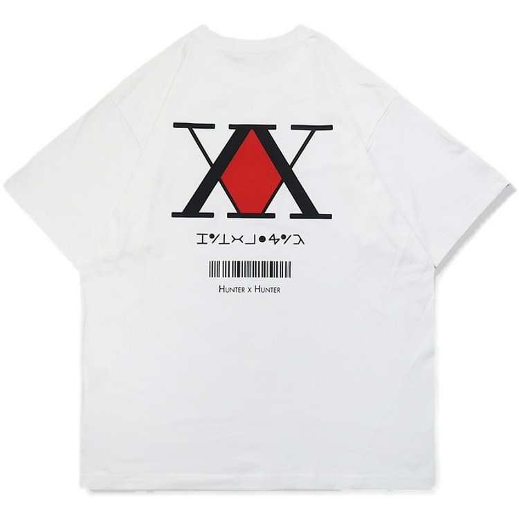 T-shirt en pur coton avec logo Hunter X Hunter