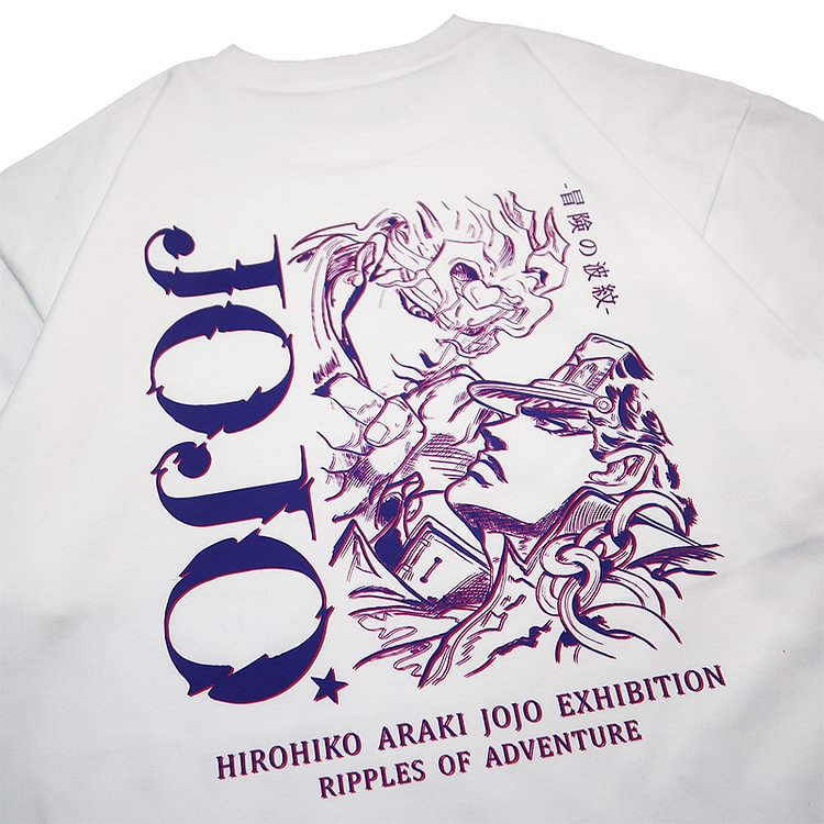 Pure Cotton Jojo's Bizzare Adventure Jotaro Dio T-paita
