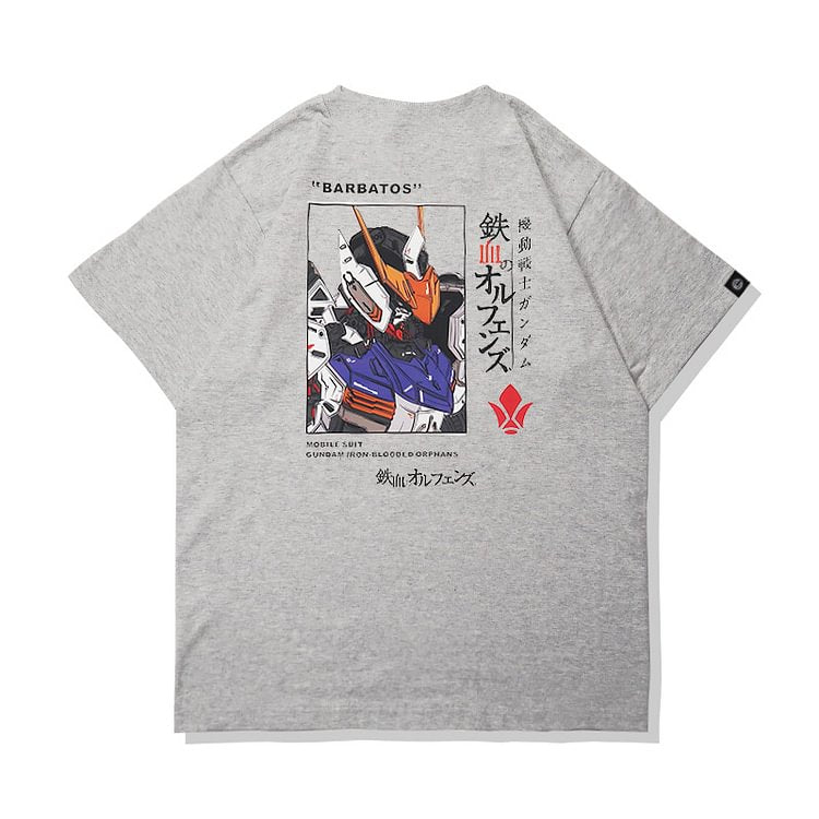 Pure Cotton Mobile Suit Gundam Iron-Blooded Orphans T-shirt