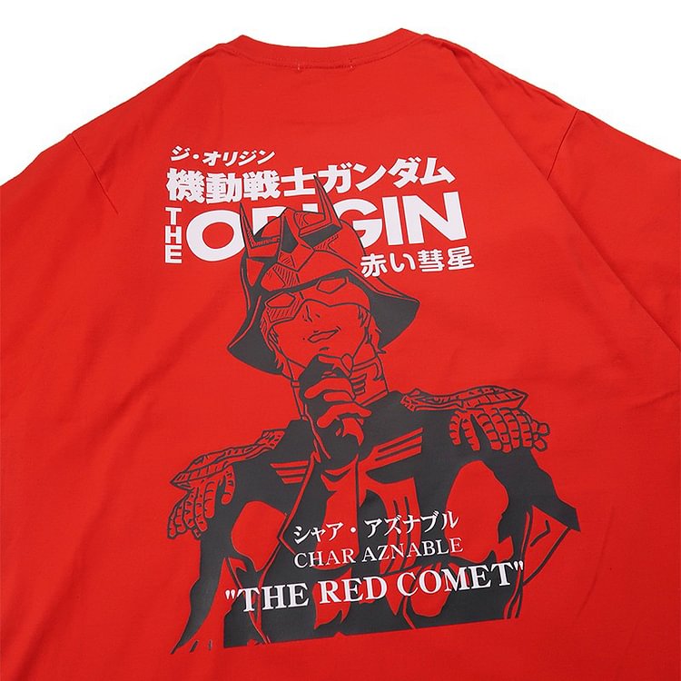 Pure Cotton Mobile Suit Gundam "The Red Comet" T-shirt