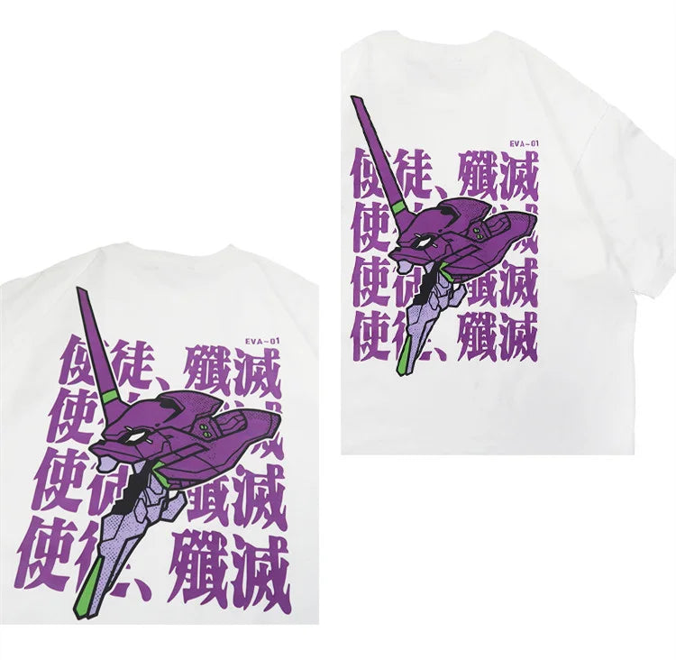 T-shirt pur coton Neon Genesis Evangelion Angel Annihilation