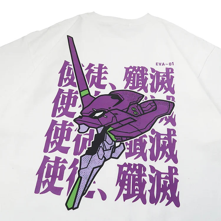 T-shirt pur coton Neon Genesis Evangelion Angel Annihilation