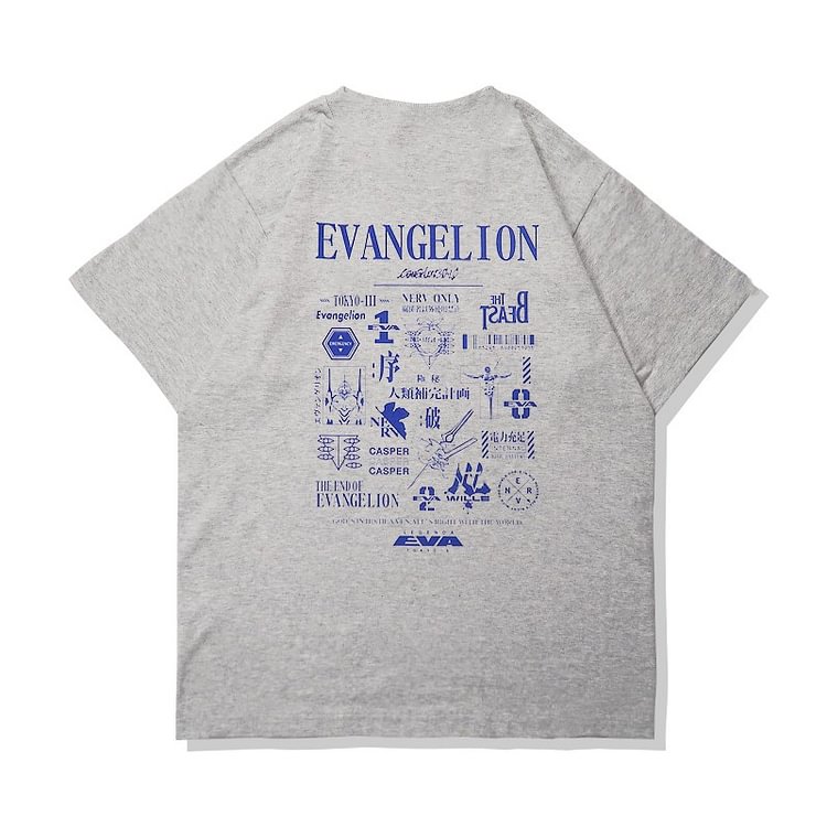 T-shirt en pur coton avec logo Neon Genesis Evangelion