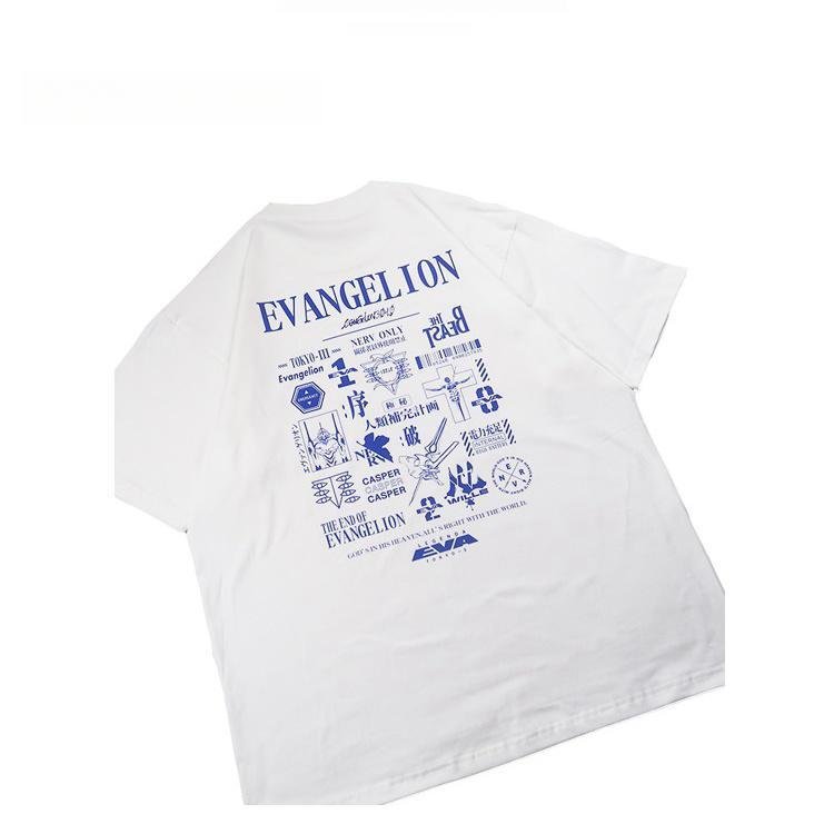 T-shirt en pur coton avec logo Neon Genesis Evangelion