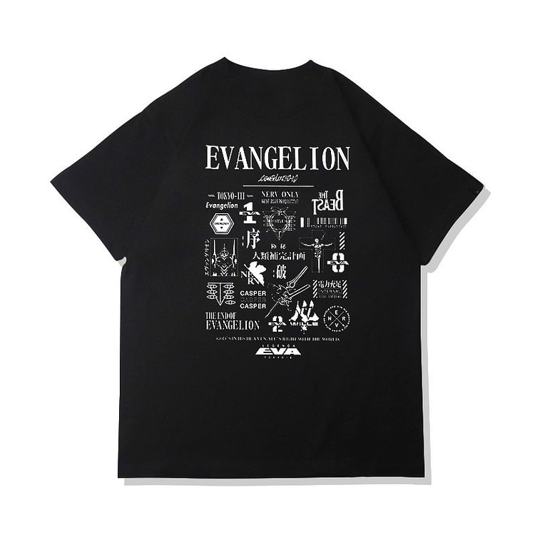 T-shirt en pur coton avec logo Neon Genesis Evangelion