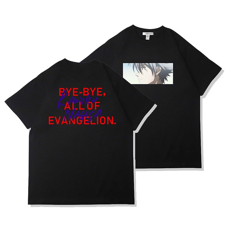 Pure Cotton Eva Nagisa Kaworu T-shirt