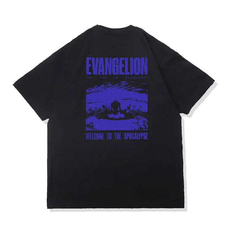 T-shirt pur coton Neon Genesis Evangelion bienvenue dans l'apocalypse