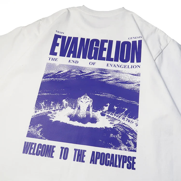 T-shirt pur coton Neon Genesis Evangelion bienvenue dans l'apocalypse