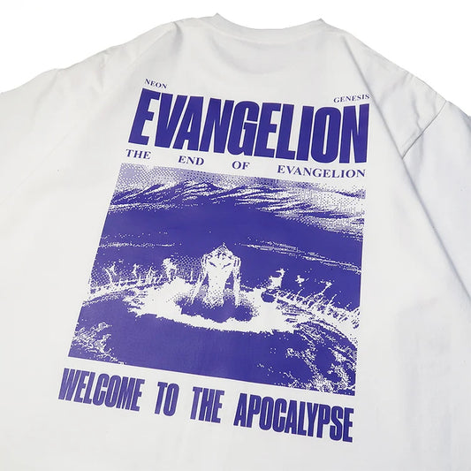 T-shirt pur coton Neon Genesis Evangelion bienvenue dans l'apocalypse