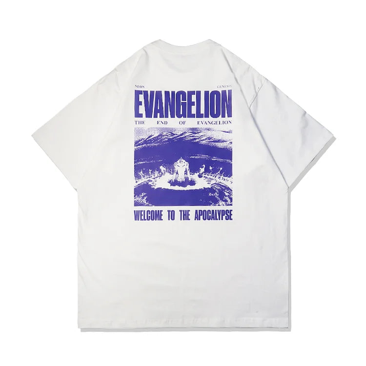 T-shirt pur coton Neon Genesis Evangelion bienvenue dans l'apocalypse