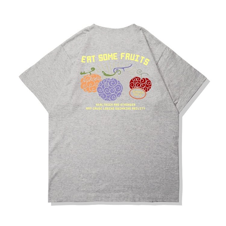 T-shirt One Piece Fruits du Démon en pur coton