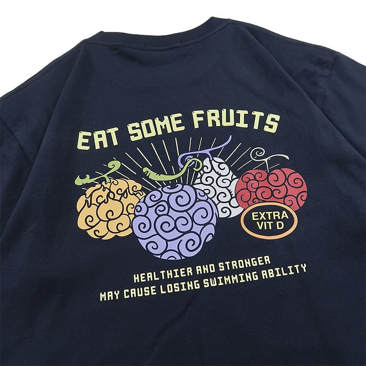 Pure Cotton One Piece Devil Fruits T-shirt