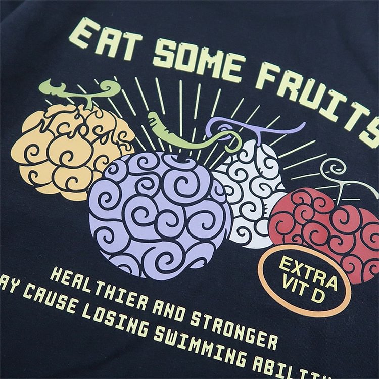 T-shirt One Piece Fruits du Démon en pur coton