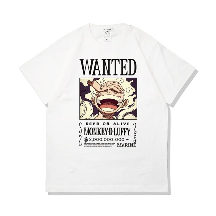 T-shirt Luffy une pièce en pur coton