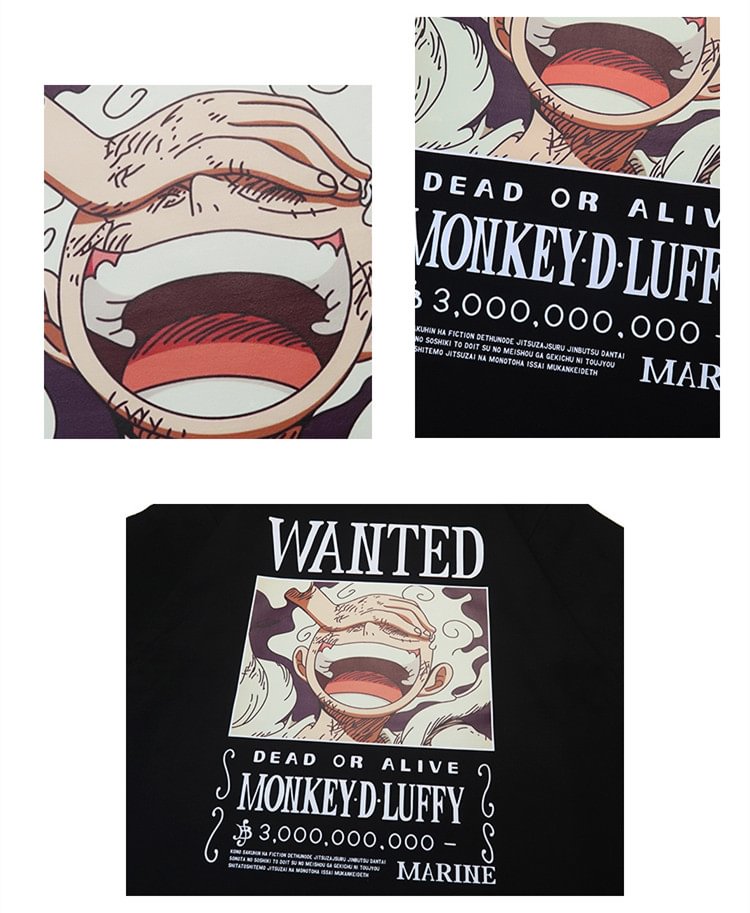 T-shirt Luffy une pièce en pur coton