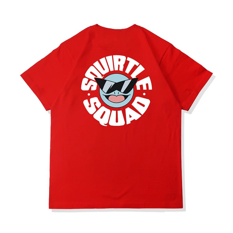 T-shirt Pokemon Squirtle Squad en pur coton