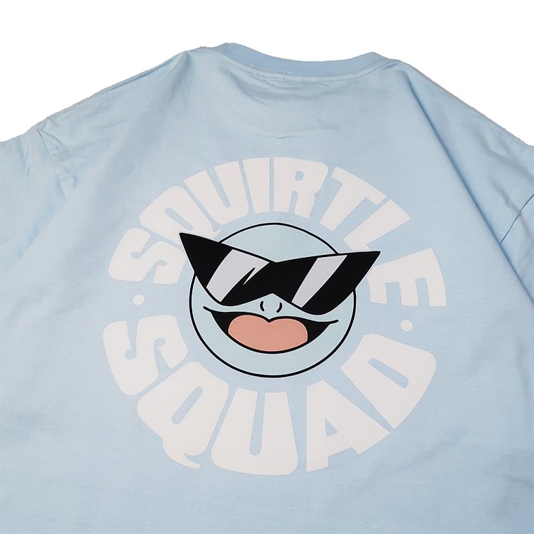 T-shirt Pokemon Squirtle Squad en pur coton