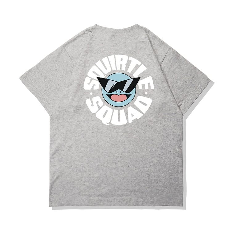 T-shirt Pokemon Squirtle Squad en pur coton