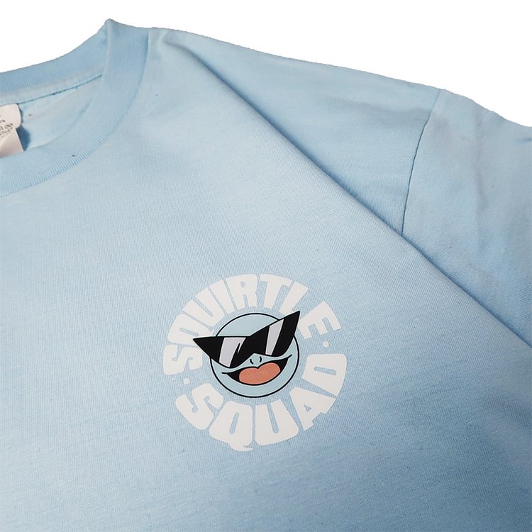 T-shirt Pokemon Squirtle Squad en pur coton