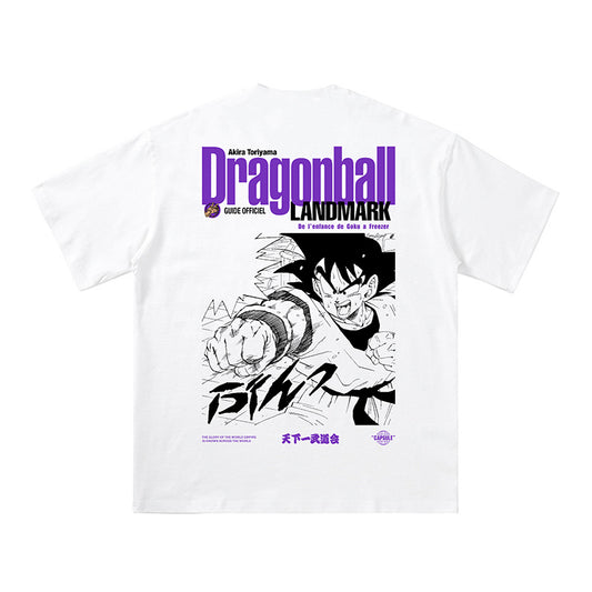 Pure Cotton Dragon Ball Goku Landmark T-Shirt