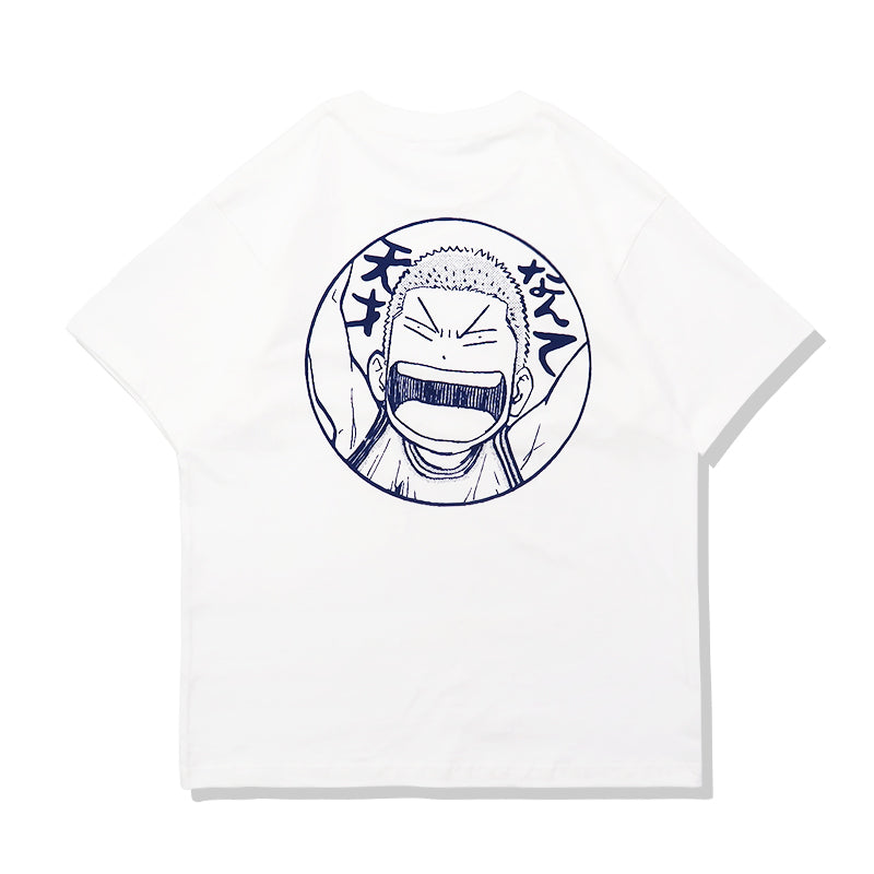 Pure Cotton Slam Dunk Manga Style Summer Tshirt