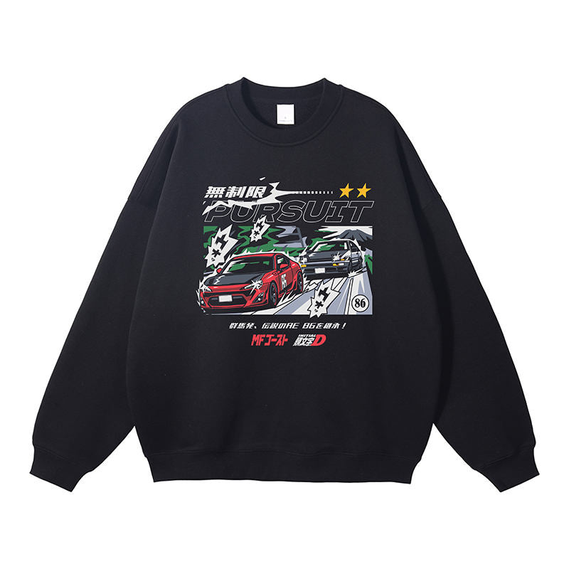 Pure Cotton Initial D Anime Pullover