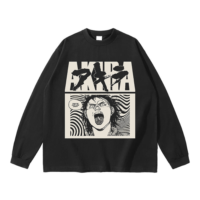 Pure Cotton Akira Anime Long Sleeve T-Shirt