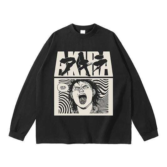 Pure Cotton Akira Anime Long Sleeve T-Shirt