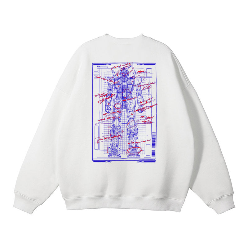 Pure Cotton Mobile Suit Gundam Anime Pullover