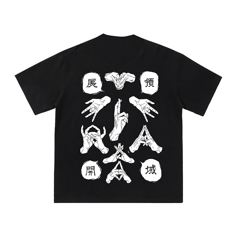 Pure Cotton Jujutsu Kaisen sommer T-skjorte