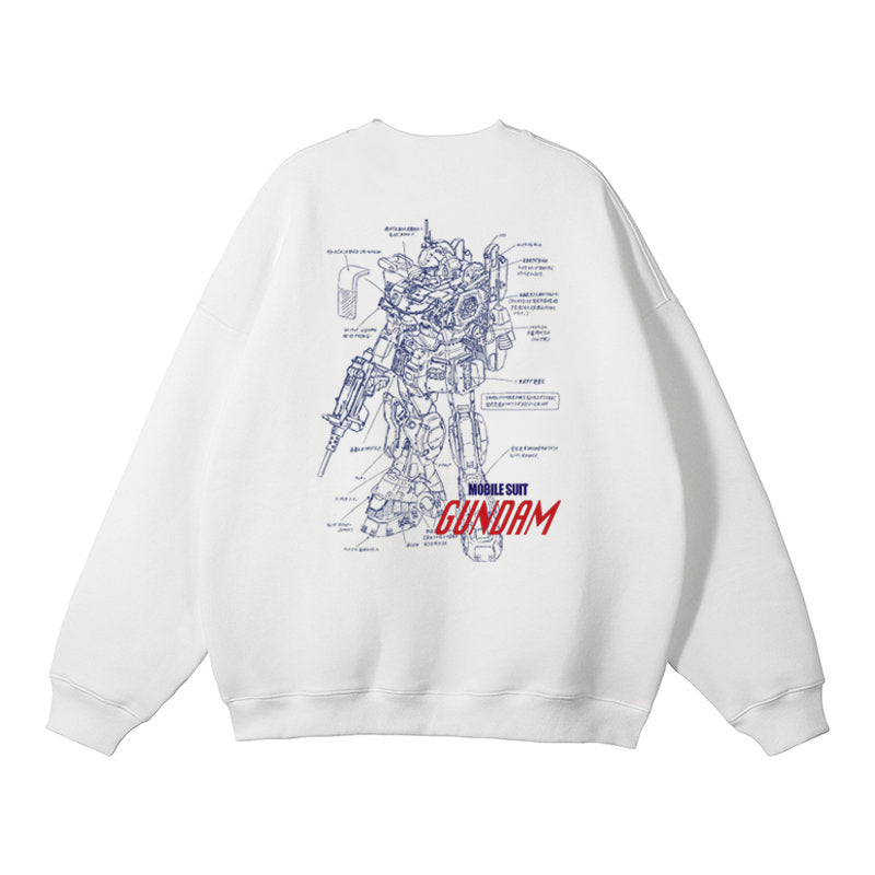 Pure Cotton Mobile Suit Gundam Anime Pullover