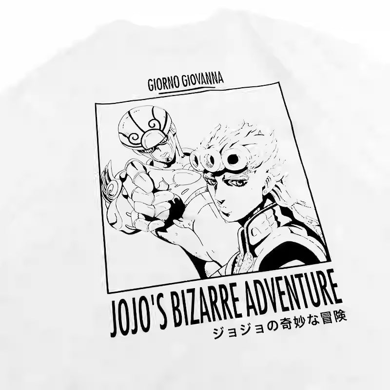 Pure Cotton Jojo’s Bizzare Giorno Giovanna Tshirt