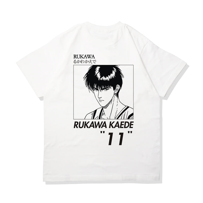 T-shirt style manga Slam Dunk en pur coton